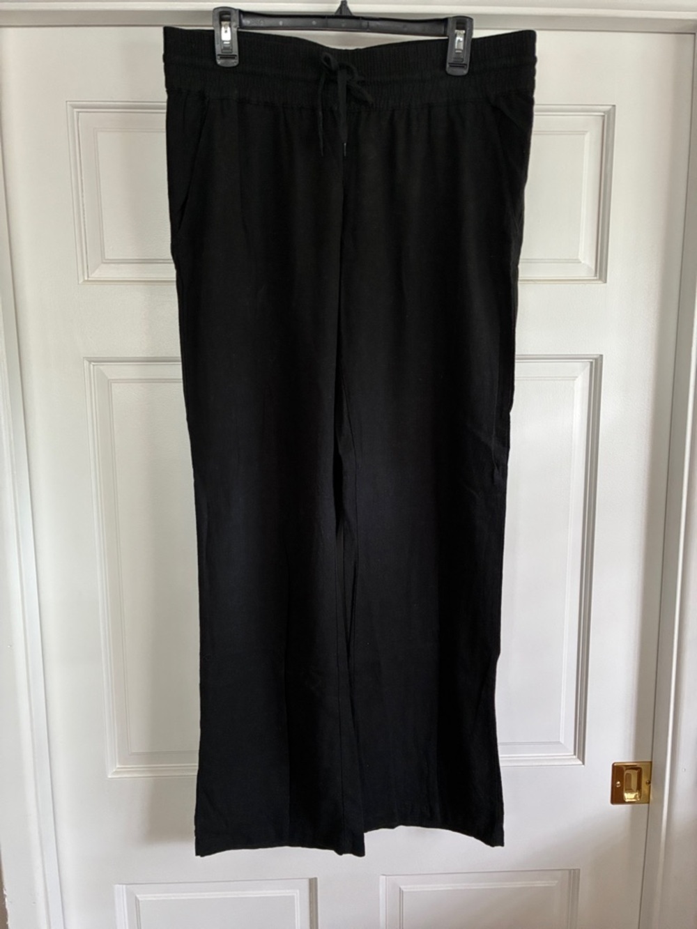 Hurley Black Elastic Waist Casual  Pants